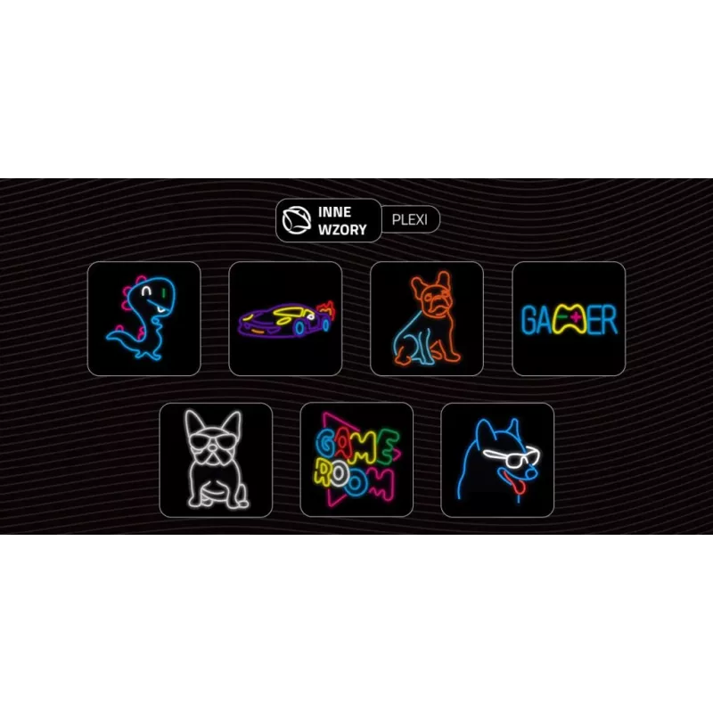 Ενσύρματο χειριστήριο USB MANTA SNL63MT Neon Lights — Χειριστήριο PC με θύρα USB