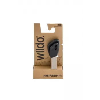 Wildo Fire-Flash Pro Large σπινθήρας ανάφλεξης έκτακτης ανάγκης, φερροδημήτριο, 76,2 mm, 29 g, μαύρο