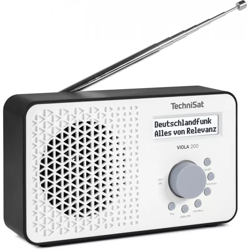Δέκτης TV TECHNISAT VIOLA 200 λευκό/μαύρο HD DVB‑S2