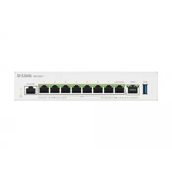 D-Link DBR-600-P/B επαγγελματικός router PoE, Ethernet WAN, 2,5 Gigabit Ethernet, λευκό