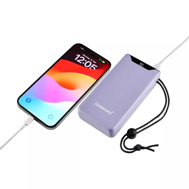 Powerbank USB 20000MAH QC3.0/Μωβ F20000 7332053 Intenso