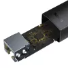 Baseus Lite Series προσαρμογέας δικτύου USB σε RJ45, 100Mbit/s (μαύρο)