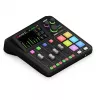 Studio controller RØDE Caster Duo Μαύρο — 2 Combo XLR/TRS, 2 TRS Line έξοδοι, 48 kHz, 24-Bit, οθόνη αφής, Wi‑Fi, Bluetooth