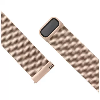 Λουράκι ρολογιού FIXED Mesh Strap Fixed 18mm ανοξείδωτο ατσάλι γρήγορης αλλαγής Χρυσό