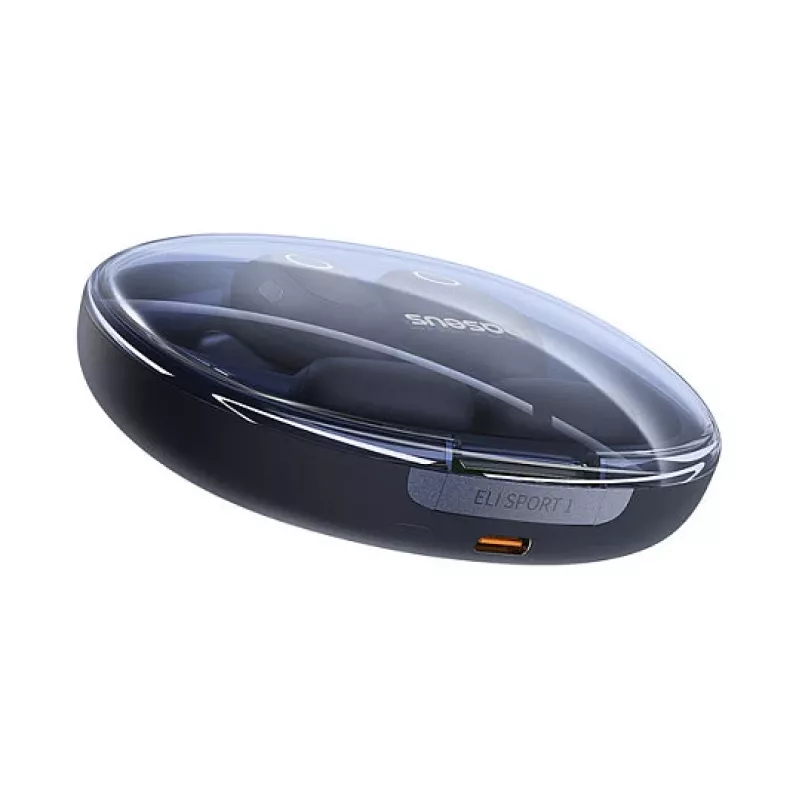 Baseus Eli Sport 1 Open-Ear TWS Cosmic μαύρο καλώδιο USB
