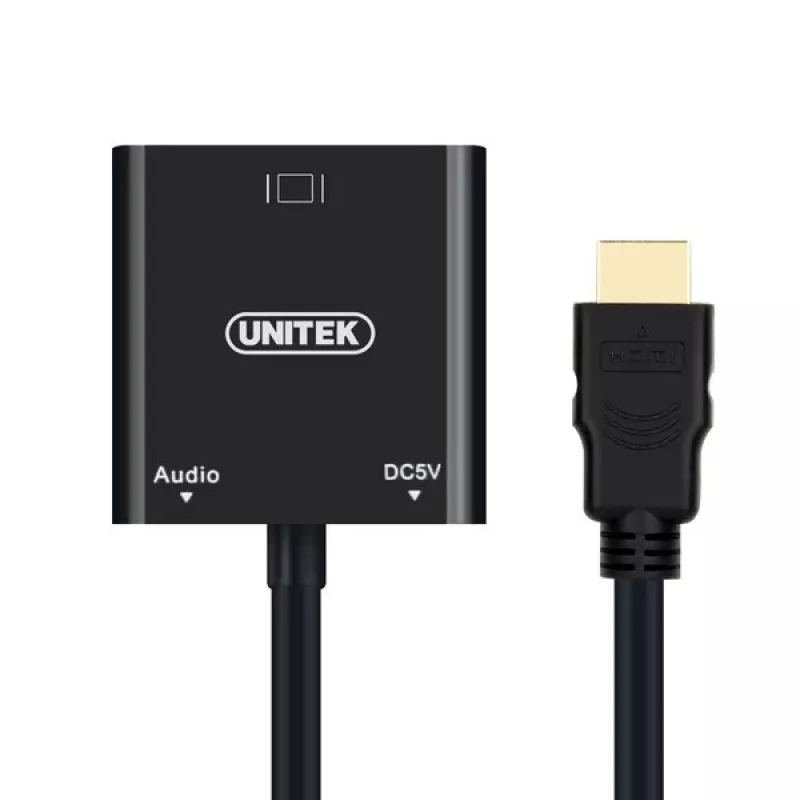 UNITEK Y-6333 Κάρτες διασύνδεσης/Προσαρμογείς 3,5 mm, VGA