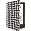 Θήκη folio για e-book reader 6 ιντσών PocketBook Shell — μαύρη/λευκή, 112 × 160 × 12,5 mm