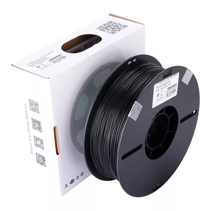 PLA+ 1,75mm ΜΑΥΡΟ 1kg