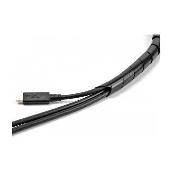 DeLOCK Εύκαμπτος σπιράλ σωλήνας 2m x 10mm μαύρο