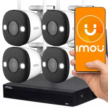 Κάμερα παρακολούθησης IMOU Zestaw Wi-Fi KIT NVR1104HSW-S2 4-F22FE