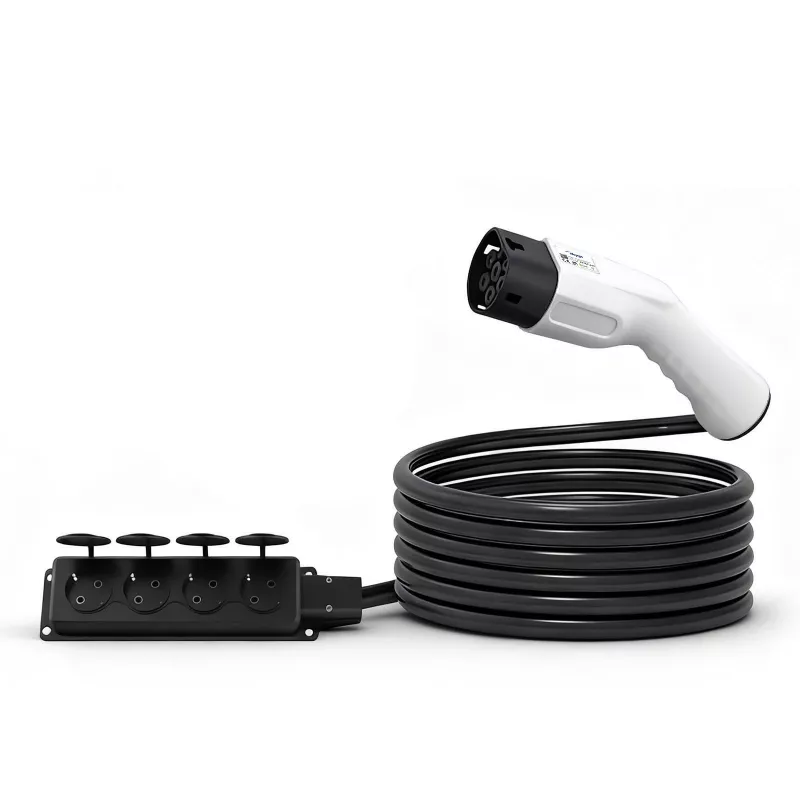 AKYGA AK-SC-E27 V2L-Adapter Type 2 σε 4x Schuko 16A 3m