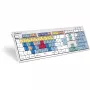Logickeyboard LKB-CBASE-CWMU-DE γραφείου USB QWERTZ γερμανικό πολύχρωμο