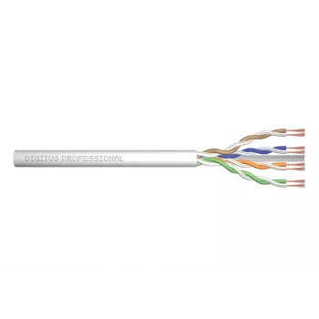 Καλώδιο δικτύου Digitus CAT 6 U/UTP Twisted-Pair Patch, μη συναρμολογημένο 100 m, γκρι