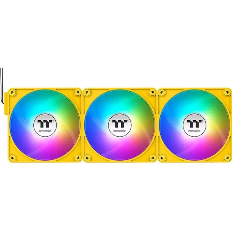 Thermaltake CT140 EX Reverse ARGB 140mm συσκευασία 3 τεμ. κίτρινο