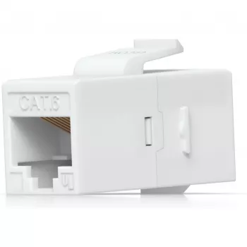 UBIQUITI CAT6 KEYSTONE COUPLER, 12ER-PACK. CAT6-KEYSTONE-KOPPLER διέλευσης για αδιάλειπτη σύνδεση προκατασκευασμένων καλωδίων Ethernet