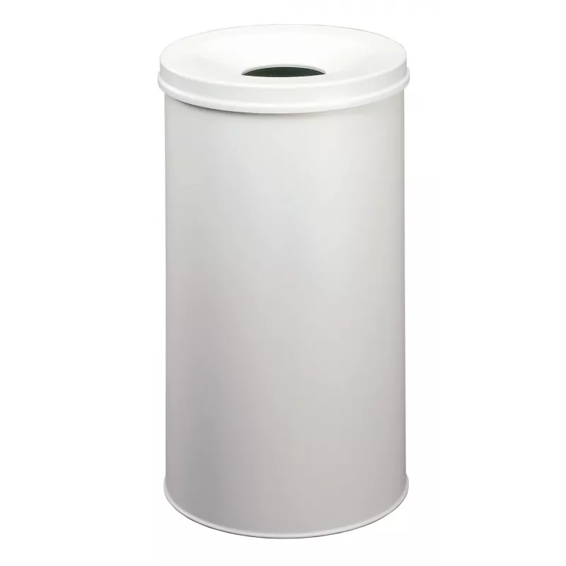 Durable 330710 κάδος απορριμμάτων 60L στρογγυλός ατσάλι γκρι