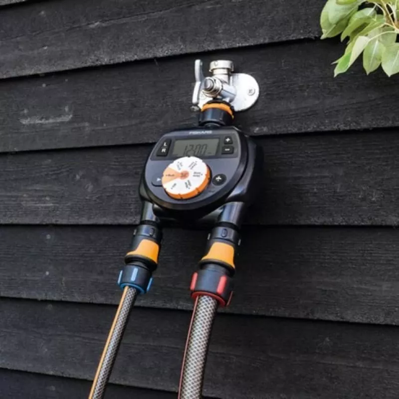 Fiskars Χρονοδιακόπτης ποτίσματος με διπλή έξοδο 1054792