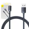 Baseus Crystal Shine καλώδιο USB σε Lightning, 2,4 A, 1,2 m (μαύρο)