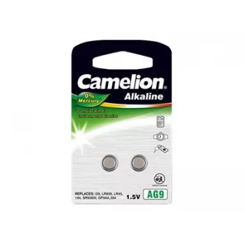 Μπαταρία κουμπί CAMELION AG9 (Αλκαλική) – 2 τεμ. για μικρά ηλεκτρονικά, Μοντέλο 12050209