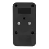 Πολύπριζο MACLEAN MCE249 F/B – 2 πρίζες AC (16A + 6A) με 2×USB-A και 2×USB-C PD 20W, βύσμα EU, μαύρο