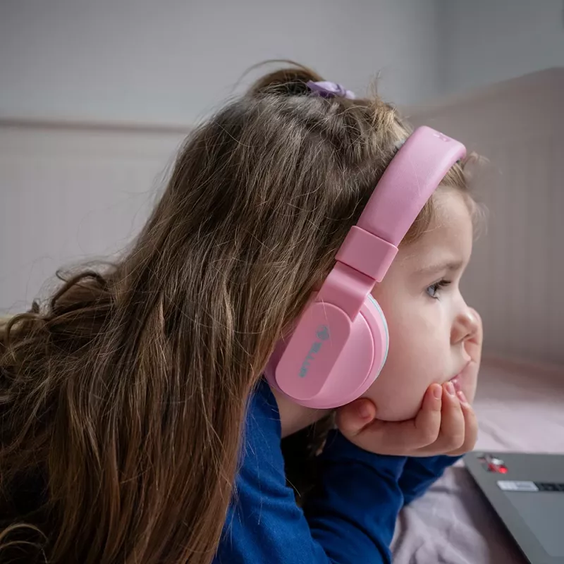 Ακουστικά Tellur Buddy Bluetooth Over-Ear Ροζ