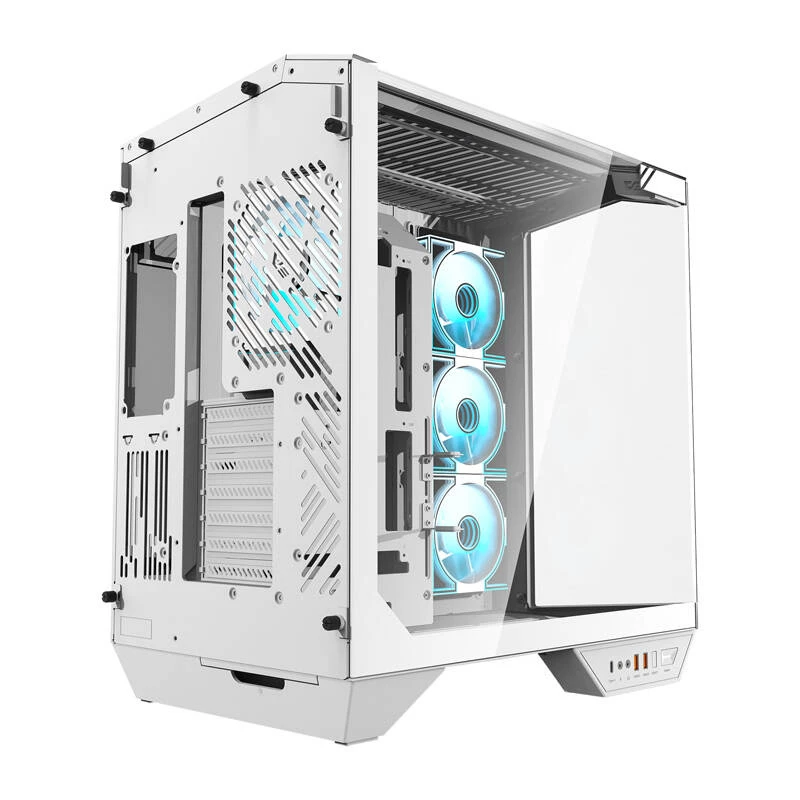 Κουτί υπολογιστή Darkflash DY470 (λευκό) + 4 ανεμιστήρες
