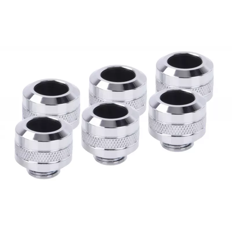 Σετ Fitting Alphacool 17474 — Σύνδεσμοι ορείχαλκος-χρώμιο, Ø 22 mm, ύψος 20 mm