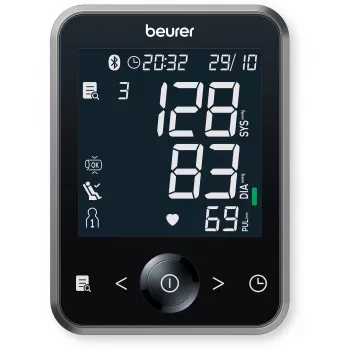 Πιεσόμετρο Beurer BM64 με συνδεσιμότητα Bluetooth και περιχειρίδα για τον βραχίονα
