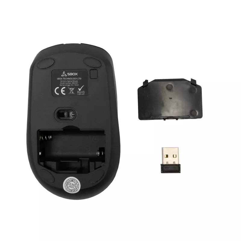 Ποντίκι SBOX WM-837 μαύρο USB Type-A