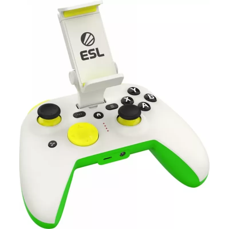 Gamepad RiotPWR RP1925ESL USB Type-C ενσύρματο πράσινο λευκό κίτρινο