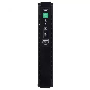 Τροφοδοτικό MPL Power RouterUPS-30-PoE 30 W για εσωτερικό χώρο, 100–240 V, μαύρο, 160×105×28 mm