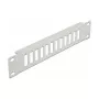 Patchpanel οπτικών ινών DeLOCK 10 ιντσών 12 Port SC Duplex LC Quad 1U γκρι