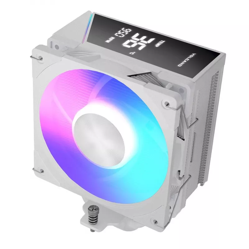 MODECOM Volcano 0C T202 LCD ARGB Ψύκτρα Επεξεργαστή 12 cm Λευκό