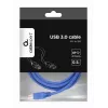 Gembird - καλώδιο USB - USB Type A (M) σε USB Type B (M) - USB 3.0 - 1,8 m - χυτό - μπλε