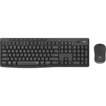 Logitech MK295 Silent – Σετ Πληκτρολογίου-Ποντικιού – Ασύρματο – 2,4 GHz – Graphite – Ουγγρικό Layout