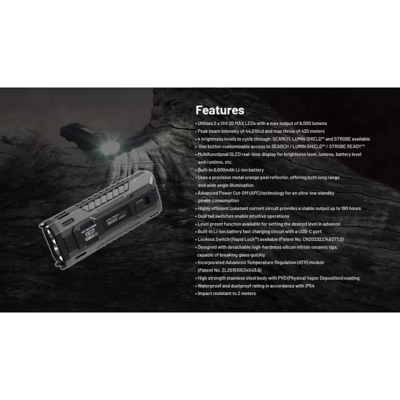 Φακός ΣΕΙΡΑ EDC/EDC37 Nitecore