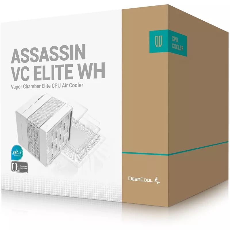 DeepCool Assassin VC Elite WH Ψύκτρα επεξεργαστή αέρα 120/140 mm Λευκό 1 τεμ.