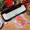 Gastroback Design Basic Συσκευή κενού 800 mbar Μαύρο Ανοξείδωτο χάλυβα