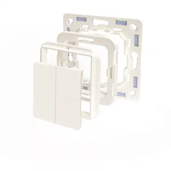 Διακόπτης τοίχου Shelly BLU Wall Switch 4 Shelly BLU Wall Switch 4 διακόπτης φωτός πλαστικό ελεφαντόδοντο
