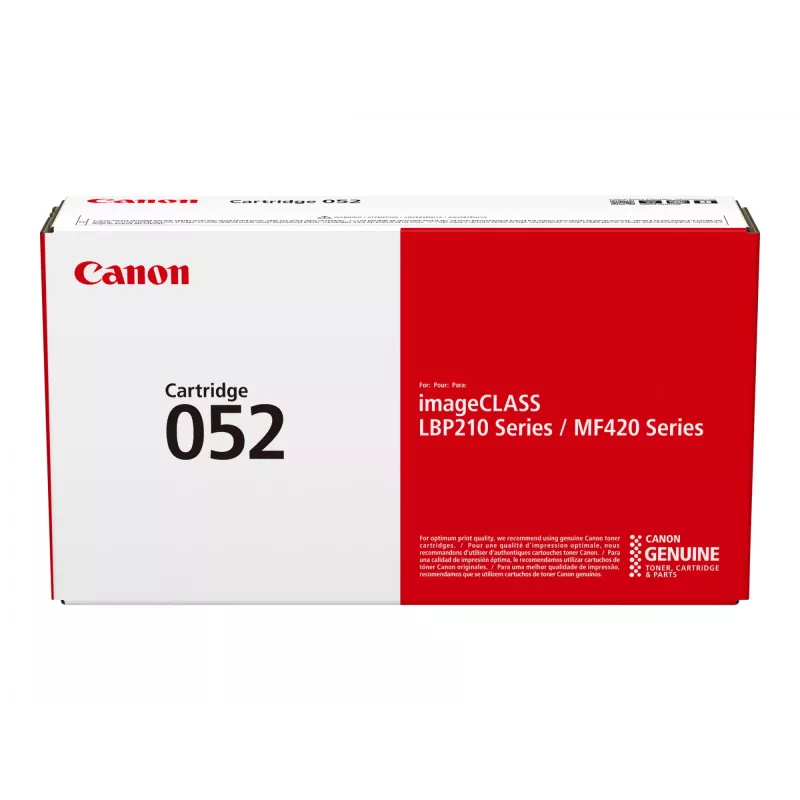 Κασέτα τόνερ Canon 052 Γνήσιο Μαύρο 2100 Σελίδες