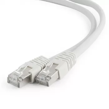Καλώδιο δικτύου GEMBIRD Cat6a RJ-45 σε RJ-45 S/FTP 10 m LSZH, συμπαγές χάλκινο, γκρι