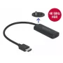 Προσαρμογέας αρσενικό HDMI-A σε θηλυκή USB Type-C DeLOCK 63251