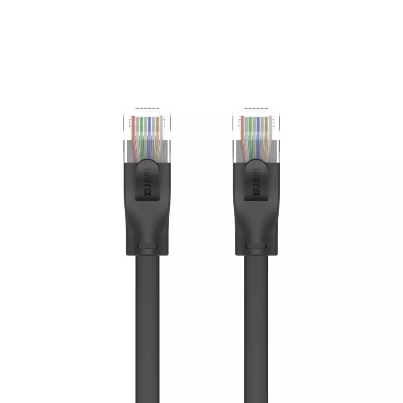 Unitek C1811GBK Cat6 UTP Επίπεδο καλώδιο Ethernet, 3 m, μαύρο
