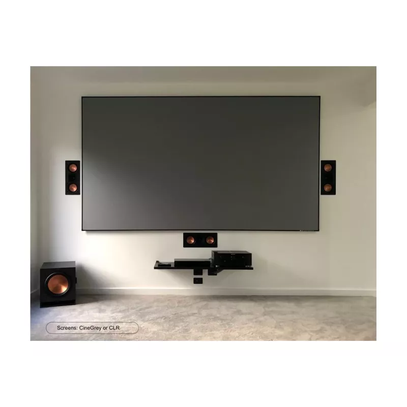 Elite Screens | Οθόνη προβολής σταθερής βάσης | AR100H-CLR3 | Διαγώνιος 100 ίντσες | 16:9 | μαύρη