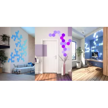 Nanoleaf HEXAGON SMARTER KIT LED Panels Λευκό 7 τεμ.
