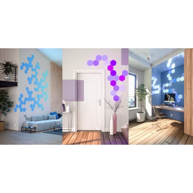 Nanoleaf HEXAGON SMARTER KIT LED Panels Λευκό 7 τεμ.