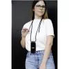 Θήκη smartphone με λουρί λαιμού Lookabe για iPhone XS Max, χρυσό/μαύρο