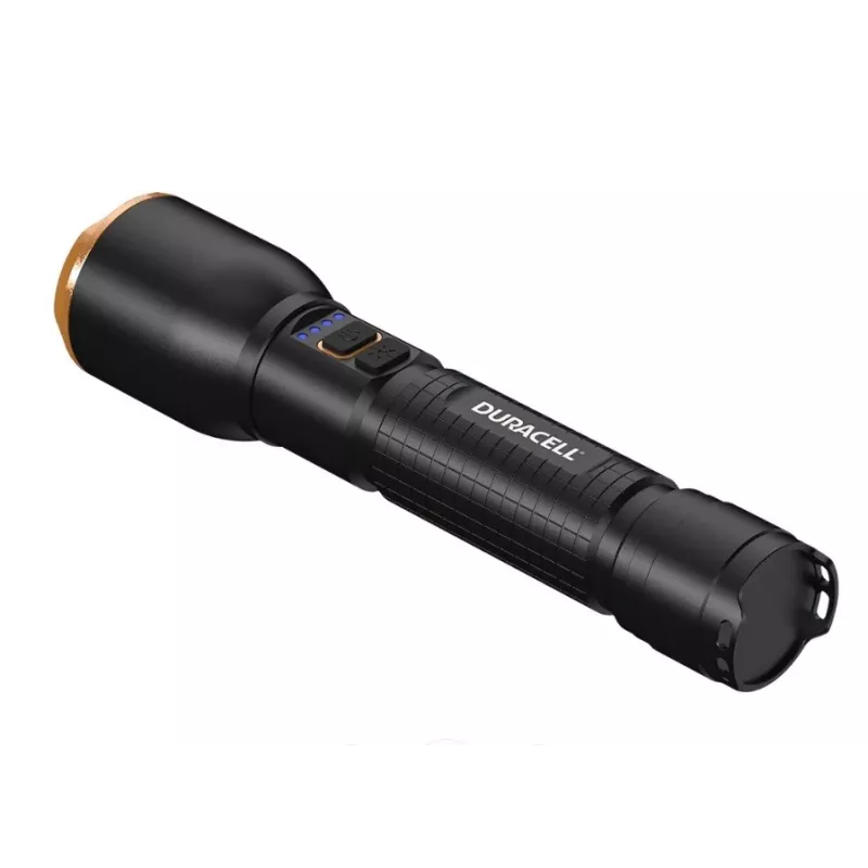 Φακός Duracell DF3000R, μαύρος