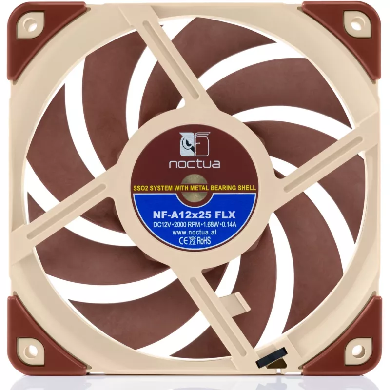 Noctua NF-A12x25 FLX Ανεμιστήρας κουτιού 120mm