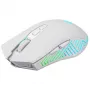 Ασύρματο gaming ποντίκι DEFENDER Pandora White – αμφιδέξιο, 3200 DPI, 6 κουμπιά, προγραμματιζόμενο, οπτικό, USB